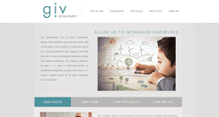 Desktop Screenshot of givdevelopment.org