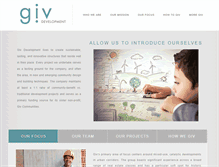 Tablet Screenshot of givdevelopment.org